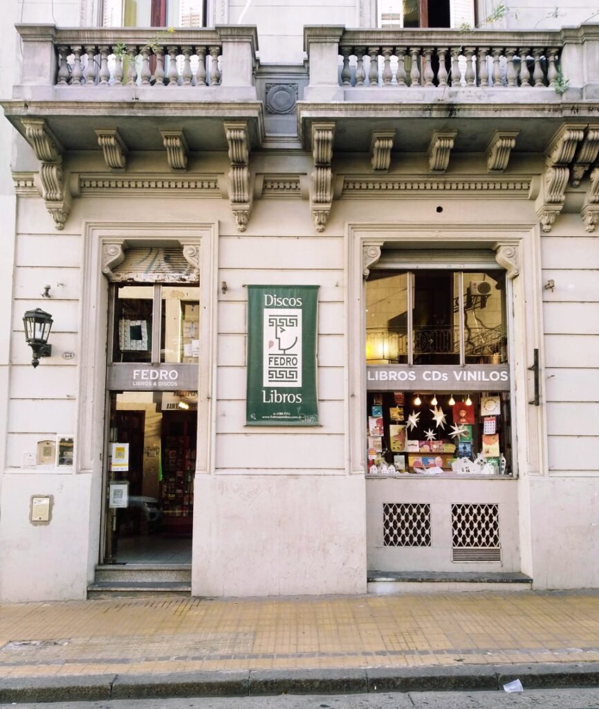 Fedro Libros bookshop in San Telmo